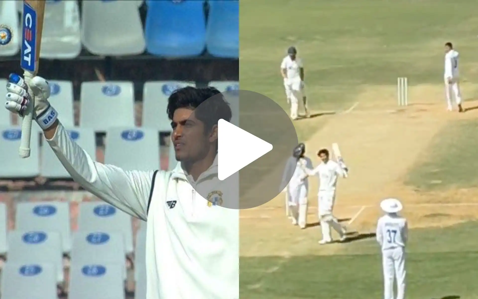 [Watch] Shubman Gill Shuts Critics With A Stellar 14th First-Class Century On Ranji Return